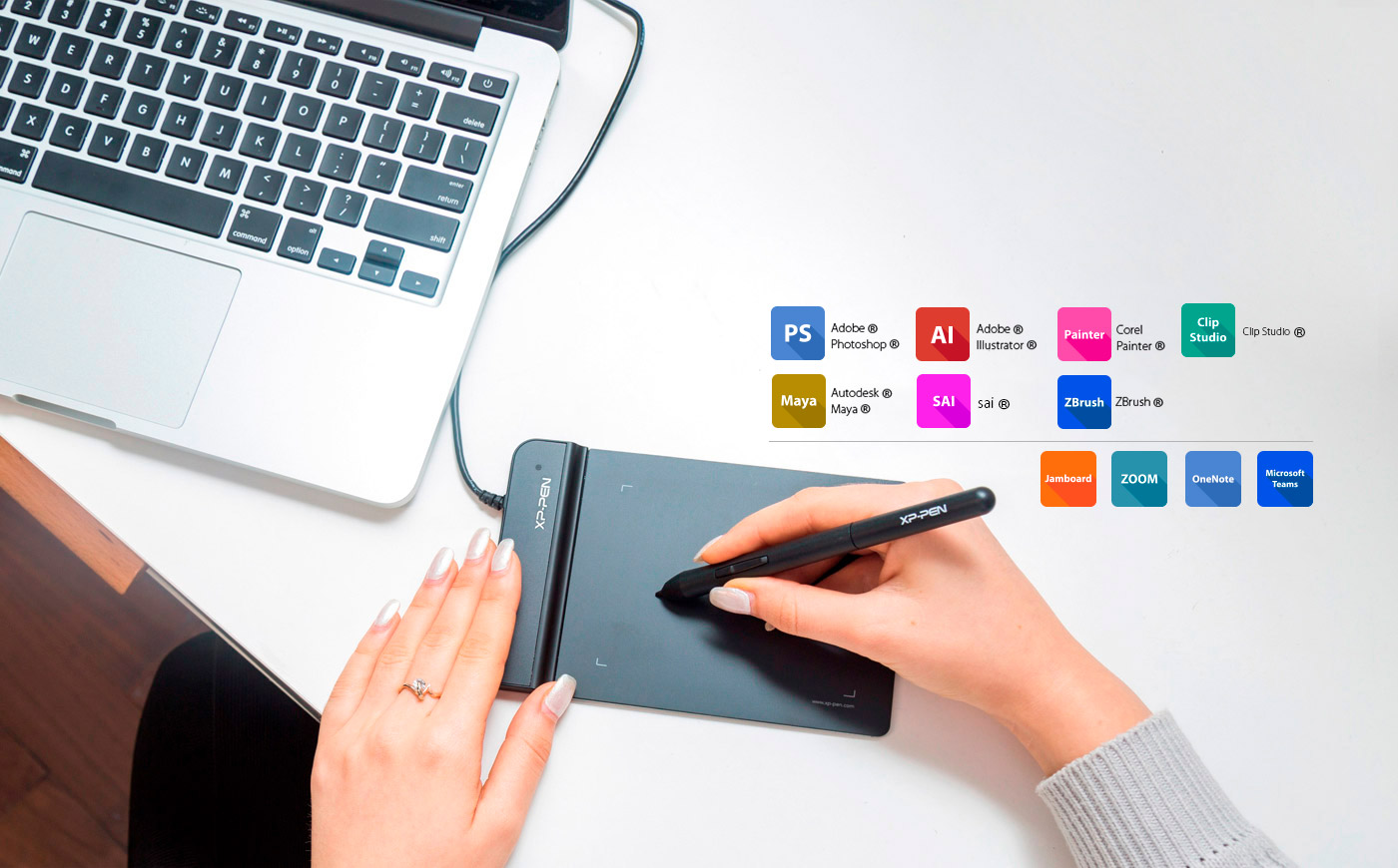  Star G430S drawing tablet Compatible with Most Operating System and Applications 